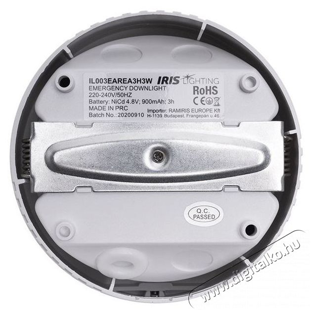 Iris Lighting IL003EAREA3H3W mennyezeti/&aacute;lmennyezeti biztons&aacute;gi vil&aacute;g&iacute;t&aacute;s cser&eacute;lhető optik&aacute;val H&aacute;ztart&aacute;s / Otthon / K&uuml;lt&eacute;r - Vil&aacute;g&iacute;t&aacute;s / elektromoss&aacute;g - Fali / mennyezeti l&aacute;mpa - 386728
