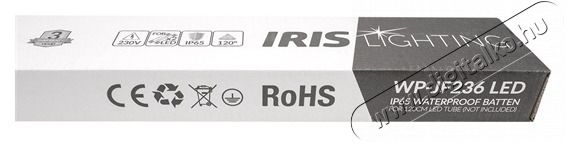 Iris Lighting JF6236 T8 LED f&eacute;nycsőre elők&eacute;sz&iacute;tett por- &eacute;s p&aacute;ramentes l&aacute;mpatest IP65 120cm H&aacute;ztart&aacute;s / Otthon / K&uuml;lt&eacute;r - Vil&aacute;g&iacute;t&aacute;s / elektromoss&aacute;g - Fali / mennyezeti l&aacute;mpa - 386684