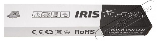 Iris Lighting JF6258 T8 LED f&eacute;nycsőre elők&eacute;sz&iacute;tett por- &eacute;s p&aacute;ramentes l&aacute;mpatest IP65 150cm H&aacute;ztart&aacute;s / Otthon / K&uuml;lt&eacute;r - Vil&aacute;g&iacute;t&aacute;s / elektromoss&aacute;g - Fali / mennyezeti l&aacute;mpa - 386685