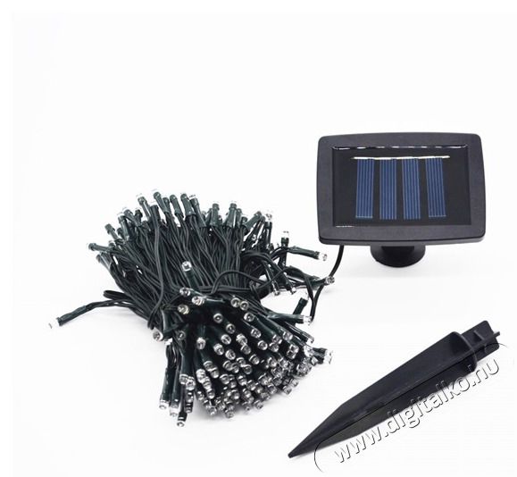 Iris DL-019CW-100LED szol&aacute;r LED dekor&aacute;ci&oacute;s f&eacute;nyf&uuml;z&eacute;r H&aacute;ztart&aacute;s / Otthon / K&uuml;lt&eacute;r - Vil&aacute;g&iacute;t&aacute;s / elektromoss&aacute;g - Led szalag / f&eacute;nyf&uuml;z&eacute;r - 388156