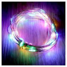 Iris Fix fényű 5m/több színű/50db LED-es fénydekoráció Háztartás / Otthon / Kültér - Világítás / elektromosság - Led szalag / fényfüzér - 388167