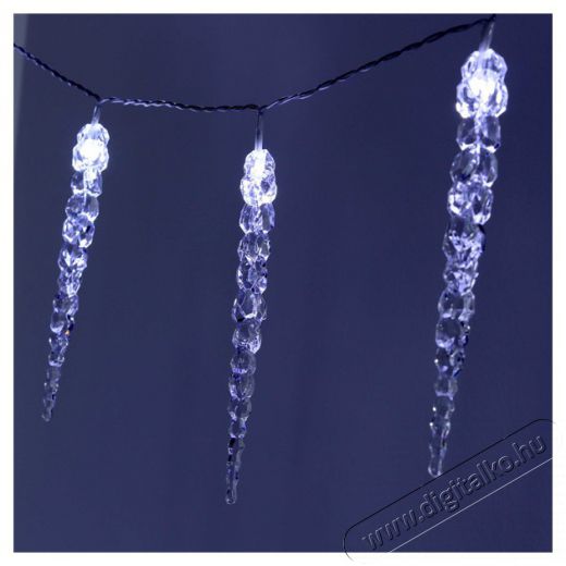 Iris J&eacute;gcsap alak&uacute; S2/20m/IPX5 szabv&aacute;nyos/hideg feh&eacute;r/120db LED-es/napelemes f&eacute;nydekor&aacute;ci&oacute; H&aacute;ztart&aacute;s / Otthon / K&uuml;lt&eacute;r - Vil&aacute;g&iacute;t&aacute;s / elektromoss&aacute;g - Led szalag / f&eacute;nyf&uuml;z&eacute;r - 388160