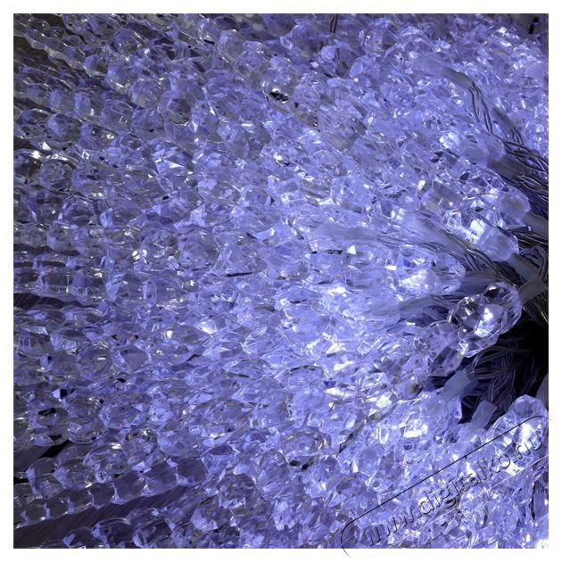 Iris J&eacute;gcsap alak&uacute; S2/20m/IPX5 szabv&aacute;nyos/hideg feh&eacute;r/120db LED-es/napelemes f&eacute;nydekor&aacute;ci&oacute; H&aacute;ztart&aacute;s / Otthon / K&uuml;lt&eacute;r - Vil&aacute;g&iacute;t&aacute;s / elektromoss&aacute;g - Led szalag / f&eacute;nyf&uuml;z&eacute;r - 388160