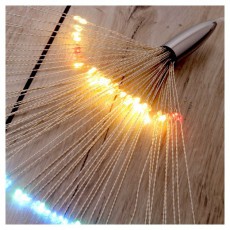 Iris Tűzij&aacute;t&eacute;k st&iacute;lus&uacute; fix f&eacute;nyű IPX3 szabv&aacute;nyos/t&ouml;bb sz&iacute;nű/120db LED-es/napelemes f&eacute;nydekor&aacute;ci&oacute; H&aacute;ztart&aacute;s / Otthon / K&uuml;lt&eacute;r - Vil&aacute;g&iacute;t&aacute;s / elektromoss&aacute;g - Hangulat teremtő vil&aacute;g&iacute;t&aacute;s - 388169