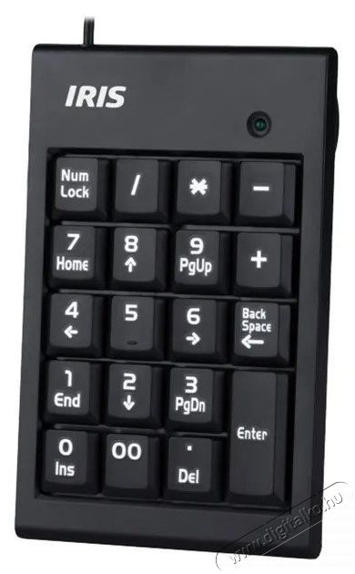 Iris B-15 USB fekete numerikus billentyűzet Iroda &eacute;s sz&aacute;m&iacute;t&aacute;stechnika - Billentyűzet / billentyűzet szett - Vezet&eacute;kes - 384912