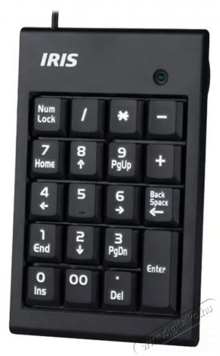 Iris B-15 USB fekete numerikus billentyűzet Iroda &eacute;s sz&aacute;m&iacute;t&aacute;stechnika - Billentyűzet / billentyűzet szett - Vezet&eacute;kes - 384912