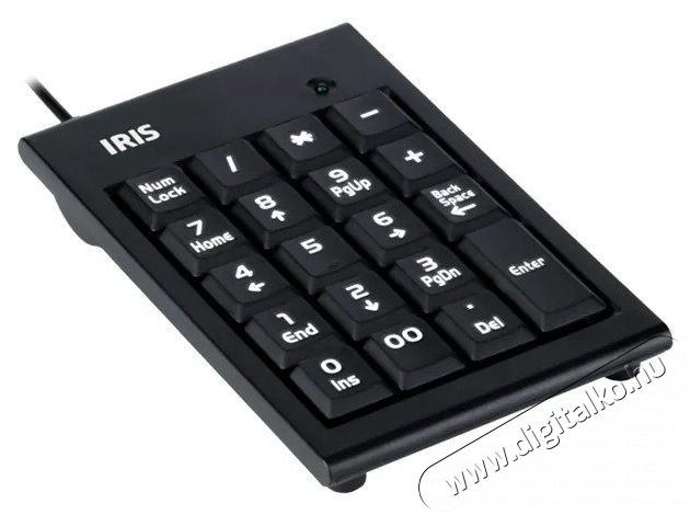 Iris B-15 USB fekete numerikus billentyűzet Iroda &eacute;s sz&aacute;m&iacute;t&aacute;stechnika - Billentyűzet / billentyűzet szett - Vezet&eacute;kes - 384912