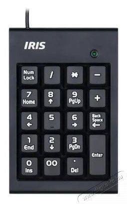 Iris B-15 USB fekete numerikus billentyűzet Iroda &eacute;s sz&aacute;m&iacute;t&aacute;stechnika - Billentyűzet / billentyűzet szett - Vezet&eacute;kes - 384912