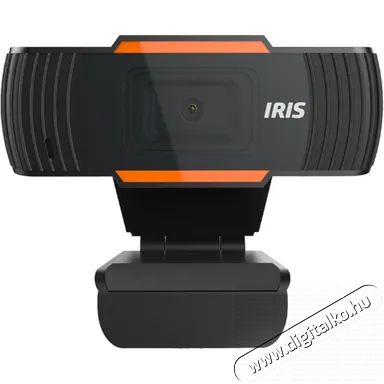 Iris W-13 mikrofonos fekete/narancs webkamera Iroda &eacute;s sz&aacute;m&iacute;t&aacute;stechnika - Webkamera - 384934