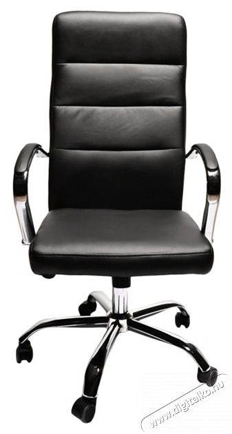 IRISOFFICE Nuala Fekete textilbőr főn&ouml;ki fotel Iroda &eacute;s sz&aacute;m&iacute;t&aacute;stechnika - Egy&eacute;b sz&aacute;m&iacute;t&aacute;stechnikai term&eacute;k - 395681