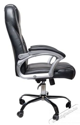 IRISOFFICE Revna Fekete textilbőr főn&ouml;ki fotel Iroda &eacute;s sz&aacute;m&iacute;t&aacute;stechnika - Egy&eacute;b sz&aacute;m&iacute;t&aacute;stechnikai term&eacute;k - 395683