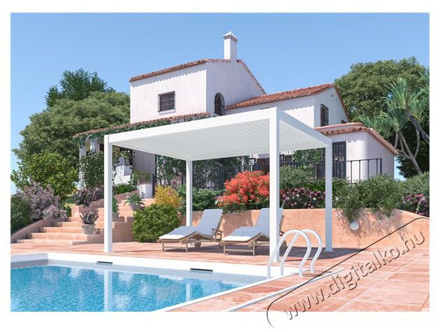 Iris MP-103WH feh&eacute;r 3x4 m pergola H&aacute;ztart&aacute;s / Otthon / K&uuml;lt&eacute;r - K&uuml;lt&eacute;r / kerti term&eacute;k / grill - Kerti b&uacute;tor - 397805