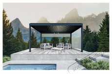 Iris PS-104WH fehér pergola oldalfal 4 m Háztartás / Otthon / Kültér - Kültér / kerti termék / grill - Kerti bútor - 397810