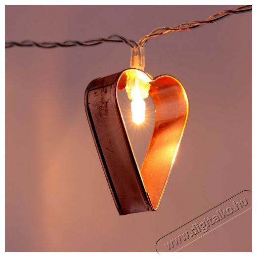 Iris Sz&iacute;v alak&uacute; f&eacute;m/2m/meleg feh&eacute;r/10db LED-es/3xAA elemes f&eacute;nydekor&aacute;ci&oacute; H&aacute;ztart&aacute;s / Otthon / K&uuml;lt&eacute;r - Vil&aacute;g&iacute;t&aacute;s / elektromoss&aacute;g - Led szalag / f&eacute;nyf&uuml;z&eacute;r - 388646