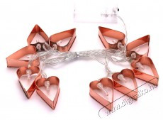 Iris Sz&iacute;v alak&uacute; f&eacute;m/2m/meleg feh&eacute;r/10db LED-es/3xAA elemes f&eacute;nydekor&aacute;ci&oacute; H&aacute;ztart&aacute;s / Otthon / K&uuml;lt&eacute;r - Vil&aacute;g&iacute;t&aacute;s / elektromoss&aacute;g - Led szalag / f&eacute;nyf&uuml;z&eacute;r - 388646