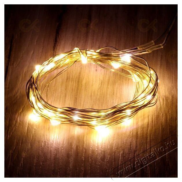 Iris Fix f&eacute;nyű 3m/meleg feh&eacute;r/30db LED-es f&eacute;nydekor&aacute;ci&oacute; H&aacute;ztart&aacute;s / Otthon / K&uuml;lt&eacute;r - Vil&aacute;g&iacute;t&aacute;s / elektromoss&aacute;g - Led szalag / f&eacute;nyf&uuml;z&eacute;r - 388666