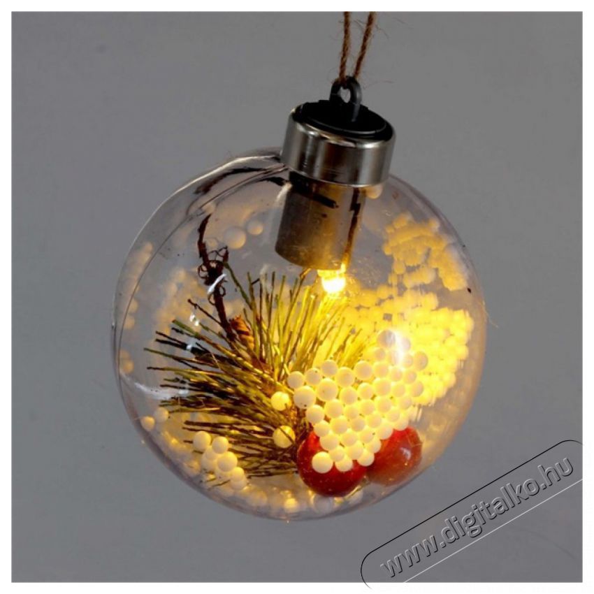 Iris G&ouml;mb alak&uacute; /E/ 8cm meleg feh&eacute;r műanyag-akril LED-es f&eacute;nydekor&aacute;ci&oacute; H&aacute;ztart&aacute;s / Otthon / K&uuml;lt&eacute;r - Vil&aacute;g&iacute;t&aacute;s / elektromoss&aacute;g - Led szalag / f&eacute;nyf&uuml;z&eacute;r - 388668