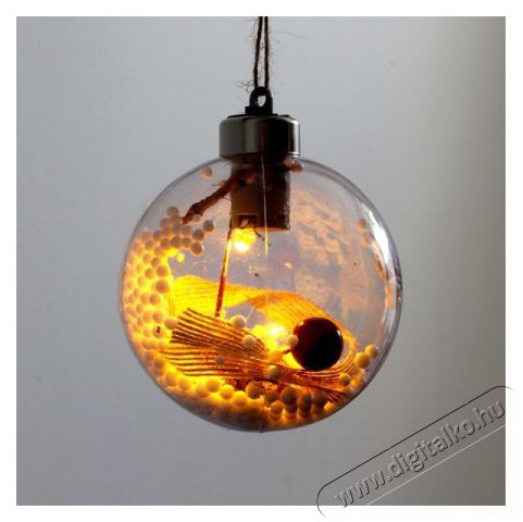 Iris G&ouml;mb alak&uacute; /G/ 8cm meleg feh&eacute;r műanyag-akril LED-es f&eacute;nydekor&aacute;ci&oacute; H&aacute;ztart&aacute;s / Otthon / K&uuml;lt&eacute;r - Vil&aacute;g&iacute;t&aacute;s / elektromoss&aacute;g - Hangulat teremtő vil&aacute;g&iacute;t&aacute;s - 388669
