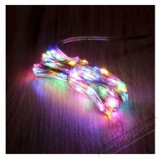Iris 8 programos 10m/távirányítós/több színű/100db LED-es/USB-s fénydekoráció Háztartás / Otthon / Kültér - Világítás / elektromosság - Hangulat teremtő világítás - 388928