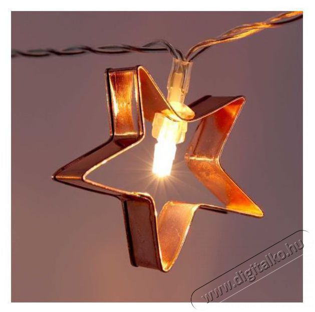 Iris Csillag+sz&iacute;v alak&uacute; f&eacute;m 4m 20db LED-es/USB-s f&eacute;nydekor&aacute;ci&oacute; - meleg feh&eacute;r H&aacute;ztart&aacute;s / Otthon / K&uuml;lt&eacute;r - Vil&aacute;g&iacute;t&aacute;s / elektromoss&aacute;g - Led szalag / f&eacute;nyf&uuml;z&eacute;r - 388960