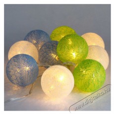 Iris G&ouml;mb alak&uacute; 6cm/sz&iacute;nes fonott/1,5m/z&ouml;ld-k&eacute;k-feh&eacute;r/10db LED-es/USB-s f&eacute;nydekor&aacute;ci&oacute; H&aacute;ztart&aacute;s / Otthon / K&uuml;lt&eacute;r - Vil&aacute;g&iacute;t&aacute;s / elektromoss&aacute;g - Led szalag / f&eacute;nyf&uuml;z&eacute;r - 388700