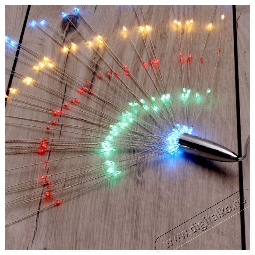 Iris Tűzij&aacute;t&eacute;k st&iacute;lus&uacute; fix f&eacute;nyű IPX3 szabv&aacute;nyos/t&ouml;bb sz&iacute;nű/200db LED-es/napelemes f&eacute;nydekor&aacute;ci&oacute; H&aacute;ztart&aacute;s / Otthon / K&uuml;lt&eacute;r - Vil&aacute;g&iacute;t&aacute;s / elektromoss&aacute;g - Led szalag / f&eacute;nyf&uuml;z&eacute;r - 388930