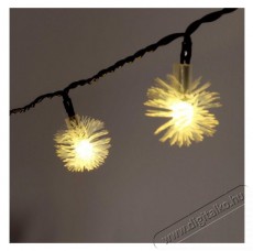 Iris Z&uacute;zmara alak&uacute; 3cm/6m/IPX3 szabv&aacute;nyos/meleg feh&eacute;r/30db LED-es/napelemes f&eacute;nydekor&aacute;ci&oacute; H&aacute;ztart&aacute;s / Otthon / K&uuml;lt&eacute;r - Vil&aacute;g&iacute;t&aacute;s / elektromoss&aacute;g - Led szalag / f&eacute;nyf&uuml;z&eacute;r - 388931