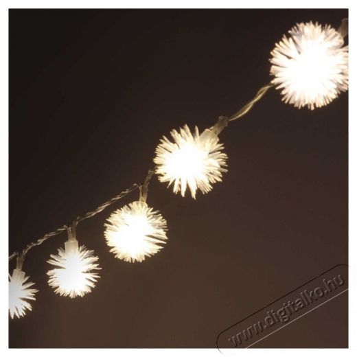 Iris Z&uacute;zmara alak&uacute; 3cm/10m/meleg feh&eacute;r/80db LED-es USB-s f&eacute;nydekor&aacute;ci&oacute; H&aacute;ztart&aacute;s / Otthon / K&uuml;lt&eacute;r - Vil&aacute;g&iacute;t&aacute;s / elektromoss&aacute;g - Led szalag / f&eacute;nyf&uuml;z&eacute;r - 388652