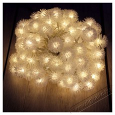 Iris Z&uacute;zmara alak&uacute; 3cm/10m/meleg feh&eacute;r/80db LED-es USB-s f&eacute;nydekor&aacute;ci&oacute; H&aacute;ztart&aacute;s / Otthon / K&uuml;lt&eacute;r - Vil&aacute;g&iacute;t&aacute;s / elektromoss&aacute;g - Led szalag / f&eacute;nyf&uuml;z&eacute;r - 388652