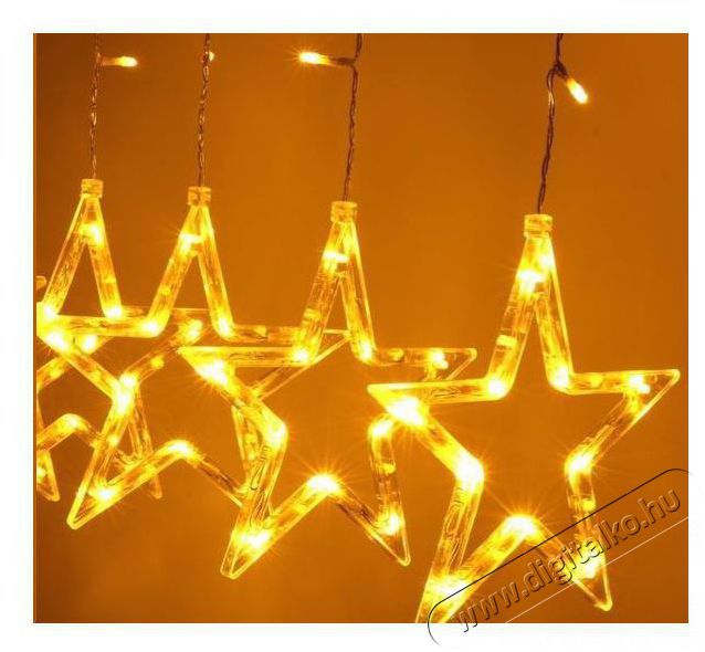Iris Csillag alak&uacute; fix f&eacute;nyű/2,5m/meleg feh&eacute;r/12db LED-es USB-s f&eacute;nydekor&aacute;ci&oacute; H&aacute;ztart&aacute;s / Otthon / K&uuml;lt&eacute;r - Vil&aacute;g&iacute;t&aacute;s / elektromoss&aacute;g - Led szalag / f&eacute;nyf&uuml;z&eacute;r - 388990