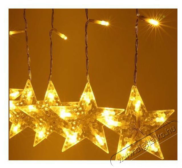 Iris Csillag alak&uacute; fix f&eacute;nyű/2,5m/meleg feh&eacute;r/12db LED-es USB-s f&eacute;nydekor&aacute;ci&oacute; H&aacute;ztart&aacute;s / Otthon / K&uuml;lt&eacute;r - Vil&aacute;g&iacute;t&aacute;s / elektromoss&aacute;g - Led szalag / f&eacute;nyf&uuml;z&eacute;r - 388990