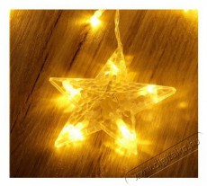 Iris Csillag alak&uacute; fix f&eacute;nyű/2,5m/meleg feh&eacute;r/12db LED-es USB-s f&eacute;nydekor&aacute;ci&oacute; H&aacute;ztart&aacute;s / Otthon / K&uuml;lt&eacute;r - Vil&aacute;g&iacute;t&aacute;s / elektromoss&aacute;g - Led szalag / f&eacute;nyf&uuml;z&eacute;r - 388990