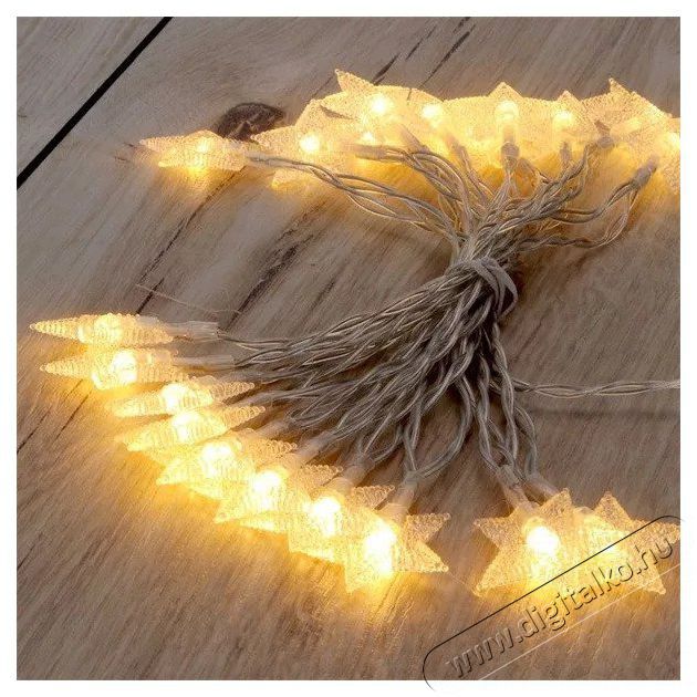 Iris Csillag alak&uacute; fix f&eacute;nyű/3m/meleg feh&eacute;r/10db LED-es USB-s f&eacute;nydekor&aacute;ci&oacute; H&aacute;ztart&aacute;s / Otthon / K&uuml;lt&eacute;r - Vil&aacute;g&iacute;t&aacute;s / elektromoss&aacute;g - Hangulat teremtő vil&aacute;g&iacute;t&aacute;s - 388992