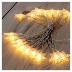 Iris Csillag alak&uacute; fix f&eacute;nyű/3m/meleg feh&eacute;r/10db LED-es USB-s f&eacute;nydekor&aacute;ci&oacute; H&aacute;ztart&aacute;s / Otthon / K&uuml;lt&eacute;r - Vil&aacute;g&iacute;t&aacute;s / elektromoss&aacute;g - Hangulat teremtő vil&aacute;g&iacute;t&aacute;s - 388992