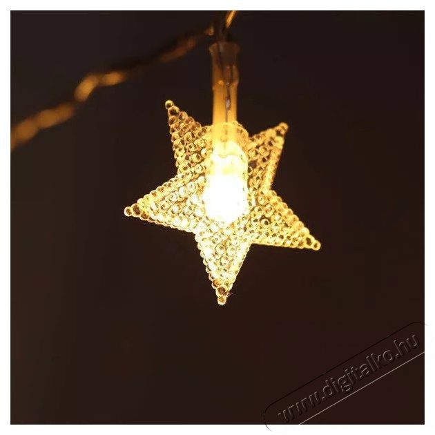 Iris Csillag alak&uacute; fix f&eacute;nyű/3m/meleg feh&eacute;r/10db LED-es USB-s f&eacute;nydekor&aacute;ci&oacute; H&aacute;ztart&aacute;s / Otthon / K&uuml;lt&eacute;r - Vil&aacute;g&iacute;t&aacute;s / elektromoss&aacute;g - Hangulat teremtő vil&aacute;g&iacute;t&aacute;s - 388992