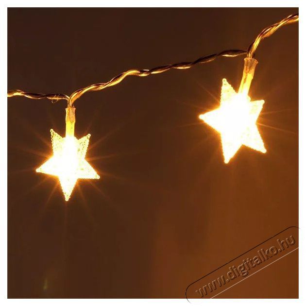 Iris Csillag alak&uacute; fix f&eacute;nyű/3m/meleg feh&eacute;r/10db LED-es USB-s f&eacute;nydekor&aacute;ci&oacute; H&aacute;ztart&aacute;s / Otthon / K&uuml;lt&eacute;r - Vil&aacute;g&iacute;t&aacute;s / elektromoss&aacute;g - Hangulat teremtő vil&aacute;g&iacute;t&aacute;s - 388992