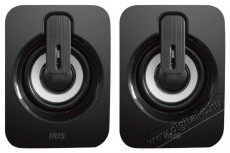 Iris H-13 fekete USB hangfal Audio-Video / Hifi / Multimédia - Hangfal - Hangfalszett - Álló / front hangfal - 385406