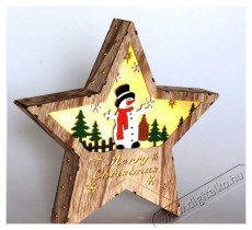 Iris Csillag alak&uacute; h&oacute;ember mint&aacute;s/30x30cm/meleg feh&eacute;r LED-es fa f&eacute;nydekor&aacute;ci&oacute; H&aacute;ztart&aacute;s / Otthon / K&uuml;lt&eacute;r - Vil&aacute;g&iacute;t&aacute;s / elektromoss&aacute;g - Hangulat teremtő vil&aacute;g&iacute;t&aacute;s - 388995