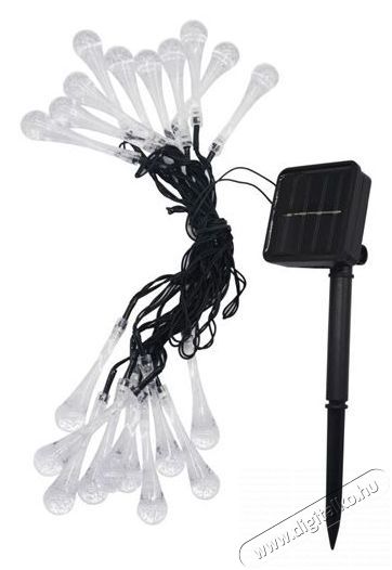 Iris DL-020CW-SL-20LED szol&aacute;r LED dekor&aacute;ci&oacute;s f&eacute;nyf&uuml;z&eacute;r H&aacute;ztart&aacute;s / Otthon / K&uuml;lt&eacute;r - Vil&aacute;g&iacute;t&aacute;s / elektromoss&aacute;g - Led szalag / f&eacute;nyf&uuml;z&eacute;r - 388740