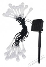 Iris DL-020CW-SL-20LED szolár LED dekorációs fényfüzér Háztartás / Otthon / Kültér - Világítás / elektromosság - Led szalag / fényfüzér - 388740