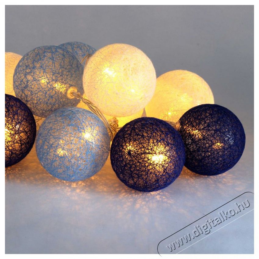 Iris G&ouml;mb alak&uacute; 6cm/sz&iacute;nes fonott/1,5m/k&eacute;k-v.k&eacute;k-feh&eacute;r/10db LED-es/USB-s f&eacute;nydekor&aacute;ci&oacute; H&aacute;ztart&aacute;s / Otthon / K&uuml;lt&eacute;r - Vil&aacute;g&iacute;t&aacute;s / elektromoss&aacute;g - Led szalag / f&eacute;nyf&uuml;z&eacute;r - 388697