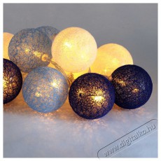 Iris G&ouml;mb alak&uacute; 6cm/sz&iacute;nes fonott/1,5m/k&eacute;k-v.k&eacute;k-feh&eacute;r/10db LED-es/USB-s f&eacute;nydekor&aacute;ci&oacute; H&aacute;ztart&aacute;s / Otthon / K&uuml;lt&eacute;r - Vil&aacute;g&iacute;t&aacute;s / elektromoss&aacute;g - Led szalag / f&eacute;nyf&uuml;z&eacute;r - 388697