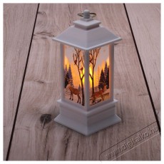 Iris Kar&aacute;csonyi j&aacute;vorszarvas mint&aacute;s 13x5,3x5,3cm LED-es feh&eacute;r l&aacute;mp&aacute;s H&aacute;ztart&aacute;s / Otthon / K&uuml;lt&eacute;r - Vil&aacute;g&iacute;t&aacute;s / elektromoss&aacute;g - Hangulat teremtő vil&aacute;g&iacute;t&aacute;s - 388950