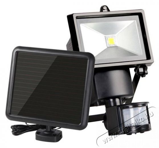 Iris MSL-016W-SBL napelemes mozg&aacute;s&eacute;rz&eacute;kelő reflektor H&aacute;ztart&aacute;s / Otthon / K&uuml;lt&eacute;r - Vil&aacute;g&iacute;t&aacute;s / elektromoss&aacute;g - L&aacute;mpa kieg&eacute;sz&iacute;tő - 388768