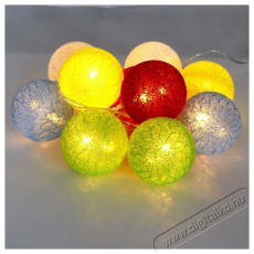 Iris G&ouml;mb alak&uacute; 6cm/sz&iacute;nes fonott/1,5m/t&ouml;bb sz&iacute;nű/10db LED-es/USB-s f&eacute;nydekor&aacute;ci&oacute; H&aacute;ztart&aacute;s / Otthon / K&uuml;lt&eacute;r - Vil&aacute;g&iacute;t&aacute;s / elektromoss&aacute;g - Led szalag / f&eacute;nyf&uuml;z&eacute;r - 388547