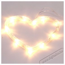 Iris Sz&iacute;v alak&uacute; 16x17cm/meleg feh&eacute;r LED-es tapad&oacute;korongos f&eacute;nydekor&aacute;ci&oacute; H&aacute;ztart&aacute;s / Otthon / K&uuml;lt&eacute;r - Vil&aacute;g&iacute;t&aacute;s / elektromoss&aacute;g - Led szalag / f&eacute;nyf&uuml;z&eacute;r - 388542