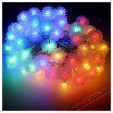 Iris Z&uacute;zmara alak&uacute; 3cm/10m/t&ouml;bb sz&iacute;nű/80db LED-es/USB-s f&eacute;nydekor&aacute;ci&oacute; H&aacute;ztart&aacute;s / Otthon / K&uuml;lt&eacute;r - Vil&aacute;g&iacute;t&aacute;s / elektromoss&aacute;g - Led szalag / f&eacute;nyf&uuml;z&eacute;r - 388809