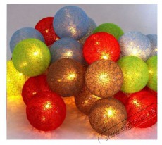 Iris G&ouml;mb alak&uacute; 6cm/sz&iacute;nes fonott/4,5m/barna-piros-k&eacute;k-z&ouml;ld/30db LED-es/USB-s f&eacute;nydekor&aacute;ci&oacute; H&aacute;ztart&aacute;s / Otthon / K&uuml;lt&eacute;r - Vil&aacute;g&iacute;t&aacute;s / elektromoss&aacute;g - Led szalag / f&eacute;nyf&uuml;z&eacute;r - 388858