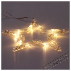 Iris Csillag alak&uacute; 18x18cm LED-es tapad&oacute;korongos f&eacute;nydekor&aacute;ci&oacute; - meleg feh&eacute;r H&aacute;ztart&aacute;s / Otthon / K&uuml;lt&eacute;r - Vil&aacute;g&iacute;t&aacute;s / elektromoss&aacute;g - Hangulat teremtő vil&aacute;g&iacute;t&aacute;s - 388833