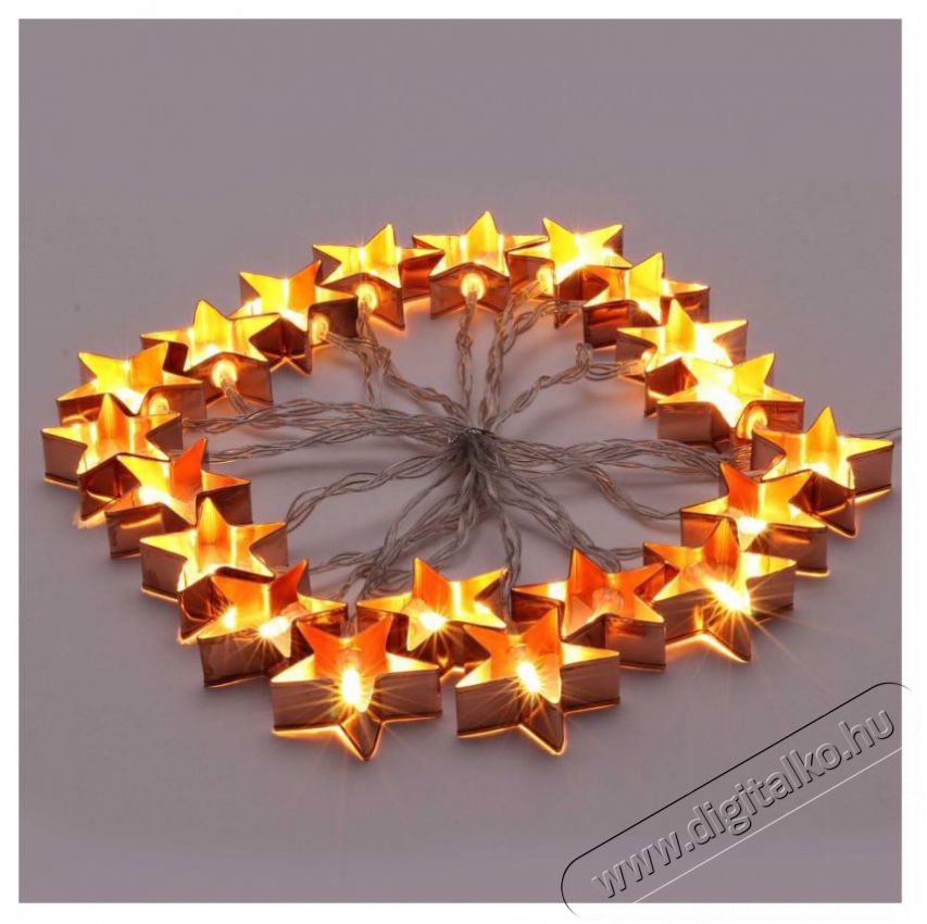 Iris Csillag alak&uacute; f&eacute;m/4m/20db LED-es/3xAA elemes f&eacute;nydekor&aacute;ci&oacute; - meleg feh&eacute;r H&aacute;ztart&aacute;s / Otthon / K&uuml;lt&eacute;r - Vil&aacute;g&iacute;t&aacute;s / elektromoss&aacute;g - Hangulat teremtő vil&aacute;g&iacute;t&aacute;s - 388835